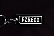 A-938 FZR600 アクリル製 クリア 2重リング キーホルダー カスタム パーツ 外装 シート ミラー 等のアクセサリーに_画像3