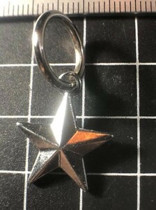  Star * solid .. star *STAR* pendant * key holder 