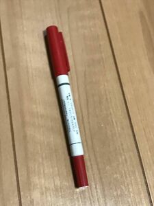 A364:赤ペン　サインペン　水性　中古　1本
