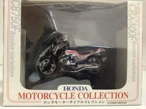 ホンダ HONDA CBX400F NC07 1984年式~ 1/24 約8.6㎝ 黒/赤 ツートン ミニカー オートバイ バイク カラーサンプル 非売品 送料￥300