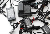 ビデオ用 バッテリー 充電器 コード類 大量 まとめ sony AC-LS1A BC-5 Panasonic VSK0710 VW-AD7 など １０点_画像3
