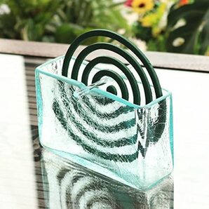 蚊取り線香ホルダー バリガラス 蚊やり 蚊取り線香入れ 蚊取り線香ホルダー おしゃれ 蚊取り線香 立て