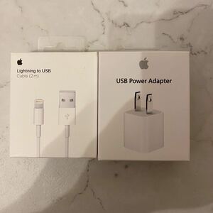 【新品未開封】Lightning USBケーブル Apple アップル 2m Apple 純正　アダプター　iPhone 充電