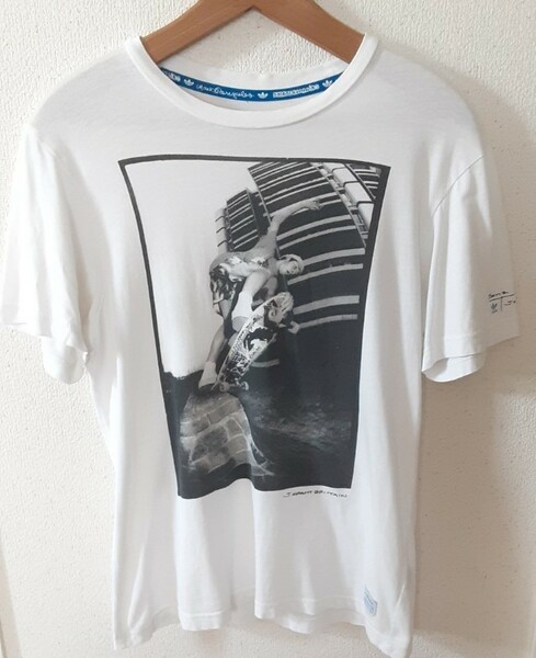 adidas skateboading × Gonz J.GRANT BRITTAIN PHOTO Tシャツ マークゴンザレス