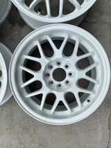 レーシングスパルコ 15インチ 6.5J off+45 PCD100 4穴 Racing SPARCO 4本　ホワイト_画像5