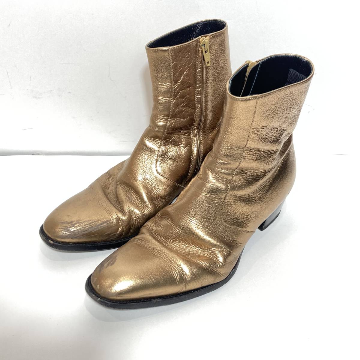SALE/99%OFF】 SAINT LAURENT ゴールデンベルトブーツ 27.0cm 金具