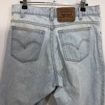 Levi's リーバイス 550 リラックスフィットジーンズ テープレッドレッグ テーパードデニム デニムパンツ W32 L30 ライトブルー 2204-266L_画像5