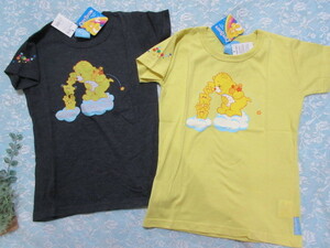 ☆新品【S相当】星キャラ＆ケアベア Care Bears☆熊♪Tシャツ☆2枚組☆送料無料