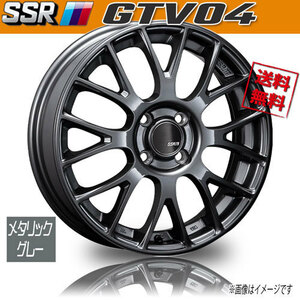 ホイール新品 1本のみ SSR GTV04 15インチ 4H100 5J+45 業販4本購入で送料無料