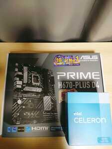 ASUS PRIME H670-PLUS D4 Celeron G6900 セット
