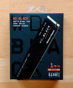 新品未開封　WD BLACK SN770 1TB SSD NVMe Gen4　WDS100T3X0E　ウエスタンデジタル　Western Digital