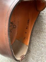 サントーニ　モンクストラップ 90年代モデル　ビンテージ　レア　シューズ　紳士靴 靴　茶色　アンティークレザー_画像6