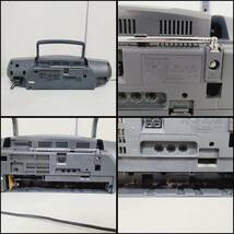 【A5680】　Panasonic バブルラジカセ RX-DT75 コブラトップ パナソニック CD カセット ラジオ 通電OK　オーディオ機器_画像10