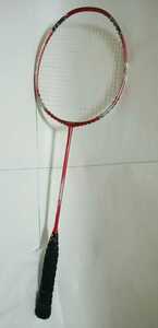 with defect USED GOSEN Gosen GRAPOWER 100 badminton racket titanium red × black 3U5