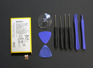 送料無料 純正新品 SONY Xperia Z5 Compact SO-02H 用 電池パック 交換バッテリー 工具付き 交換用 内蔵バッテリー 修理用正規品