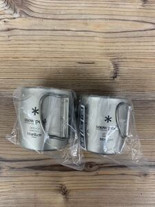 スノーピーク(snow peak) チタンダブルマグ 220 300 MG-051FHR MG-052FHR 2個セット 新品 送料込