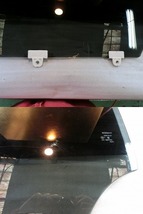 ノート E11 左リアドアガラス CENTRAL M262 プライバシー フィルム貼り 助手席側 後ろ 硝子 純正_画像3