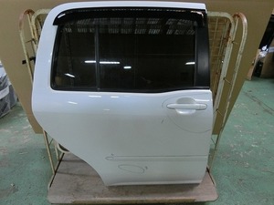 ラウム NCZ20 右スライドドア 070 ホワイトパール 白 ASAHI M2L3 AS3 DOT20 プライバシー 運転席側 後ろ 純正 19015伊T