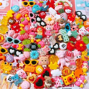 デコパーツ約100個混合セット5 ハンドメイド カボションまとめ売り