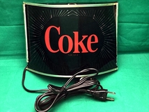 ■ コカ・コーラ　壁掛けランプ　ライト　照明　ディスプレイ　ヴィンテージ　レトロ　Coke_画像2