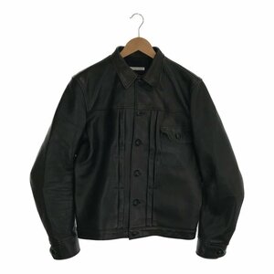 HELLER'S CAFE LARRY'S COLLECTION へラーズカフェ 30's FIRST TYPE BLACK LEATHER Jacket レザージャケット アウター コート