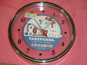 * ultra rare! Kawai i! Tarepanda character wall clock ( not for sale )*