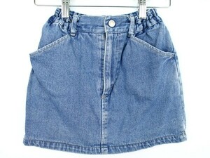 Bebe джинсовая юбка мини -длина тип типа для девочек 120 размер слепые детская детская одежда Bebe