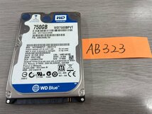 送料無料 WesternDigital WDC WD7500BPVT HDD 2.5インチ SATA HDD750GB 使用時間843H★AB323_画像1