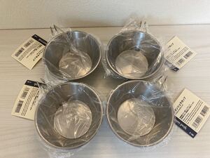 スノーピーク チタン シェラカップ E-104 食器 4個セット