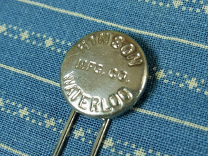 HINSON/40s50s hat pin pin badge stick pin hinson* Vintage military hunting fishing jacket and so on 30s60s