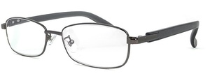 新品 老眼鏡 シニアグラス 4370 +1.75 リーディンググラス 男性用 既製老眼鏡 メンズ メタル ケース付