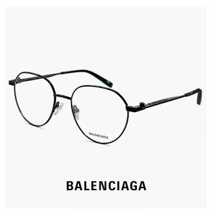 新品 バレンシアガ メガネ BALENCIAGA bb0168o 003 眼鏡 メンズ レディース ユニセックス ボストン クラウンパント 黒ぶち 正規品