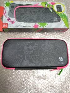 ●任天堂 Nintendo Switch ニンテンドー スイッチ キャリングケース スプラトゥーン2 エディション 中古 送料無料●