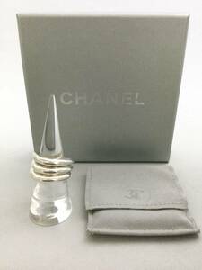 CHANEL Chanel 3 полосный машина b Logo кольцо серебряный аксессуары 925[C425001]