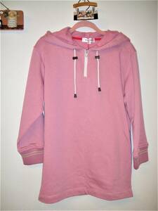  repeated price decline! new goods tag attaching![PERSON'S] regular price 5,145 jpy with a hood pink sweatshirt L!