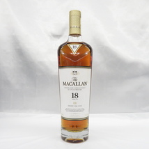 【未開栓】The MACALLAN ザ・マッカラン 18年 2019 シェリーオーク ウイスキー 700ml 43% 箱あり 10992278_画像2