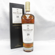 【未開栓】The MACALLAN ザ・マッカラン 18年 2019 シェリーオーク ウイスキー 700ml 43% 箱あり 10992278_画像1