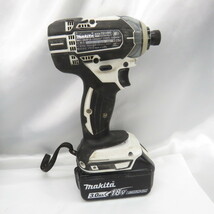 【中古品】makita マキタ 充電式インパクトドライバ TD149DRFXW ホワイト 18V 3.0Ah 11002385_画像6