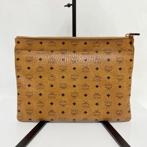 [ with translation ]MCM M si- M monogram Cross body pouch clutch bag shoulder bag used 
