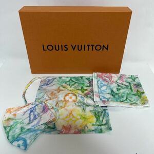 Louis Vuitton ルイヴィトン セット マスクカバー 巾着 バンダナ モノグラム パステル MP2887 未使用