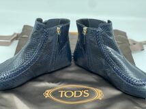 【希少・未使用】Tod's トッズ 蛇皮 ブーツ くつ　サイズ 表記 37.5_画像3