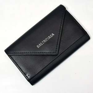 BALENCIAGA Balenciaga paper 6 ream key case black black [H203978]