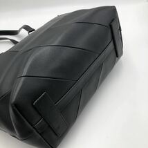 1円【未使用級】ポールスミス Paul Smith ショルダー トートバッグ 書類かばん ビジネス 通勤 A4 大容量 ユニセックス ブラック 黒_画像5