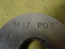 ミリサイズ　標準ネジ　リングゲージ　中古品　M17*0.5_画像4