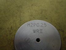 ミリサイズ　ネジゲージ　リングゲージ　使用感のある中古品　M2*0.25 GR2-WR2_画像7