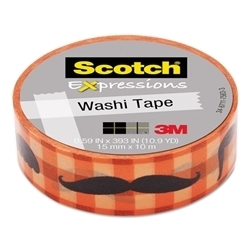 Scotch 3M Washi Tape　マスキングテープ　くちひげ　口髭　海外製品　ヒゲ