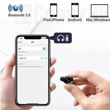 XG12 bluetooth 5.0 イヤホン 片耳 シングル 新品 ワイヤレス Bluetooth 高音質 ハンズフリー 通話 iPad iPhone Android マグネット 軽量_画像5