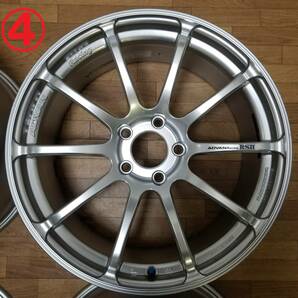 【美品】19インチ 8.5J +35 PCD120 BMW ADVAN Racing RSⅡ アドバン レーシング RS2 3シリーズ 4シリーズ 5シリーズ 9.5 RZ RS GT TC DFの画像5