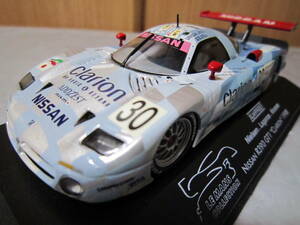 1/43　ONYX　LE MANS COLLECTION　　NISSAN R390 GT1 CLARION 1998　　日産 ルマン クラリオン　#30　水　　※箱ヤケあり　　pg2204