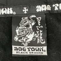 DOG TOWN 黒龍★長袖ジップアップ/コーチジャケット【メンズF/黒/ブラック】スケボー◆BG510_画像5